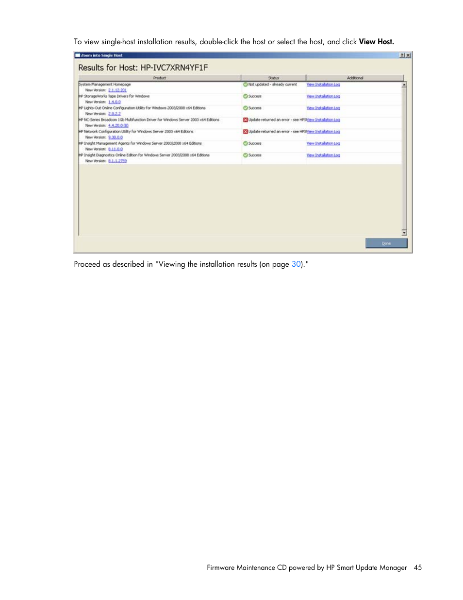 HP ProLiant BL685c G5 Server Blade User Manual | Page 45 / 87
