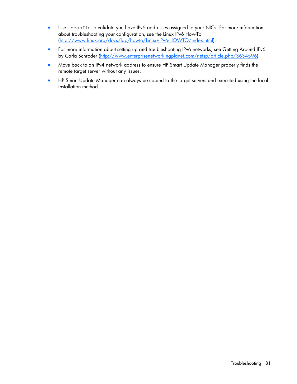 HP ProLiant BL685c G5 Server Blade User Manual | Page 81 / 87