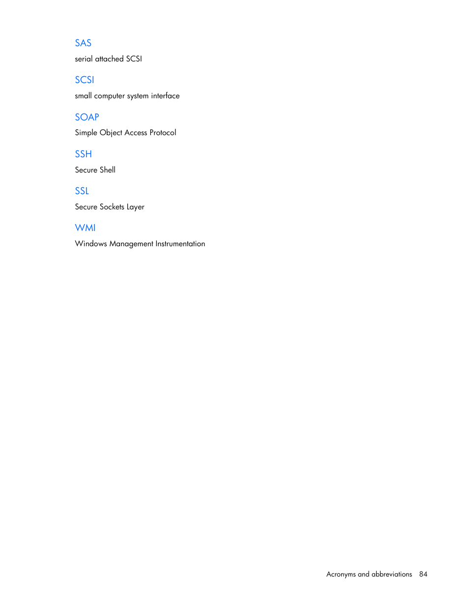 HP ProLiant BL685c G5 Server Blade User Manual | Page 84 / 87