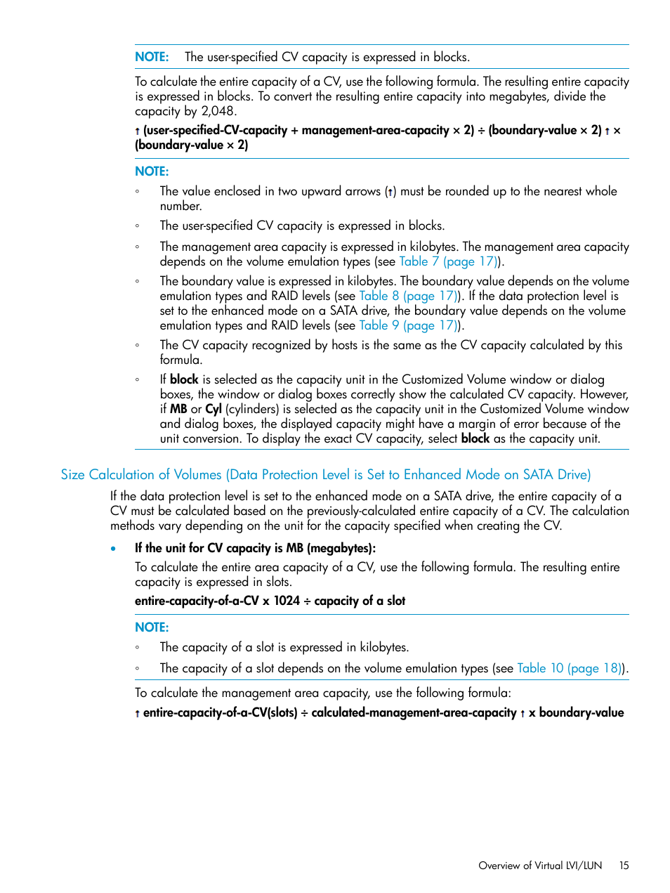 Size calculation of volumes (data | HP XP Data Shredder Software User Manual | Page 15 / 101