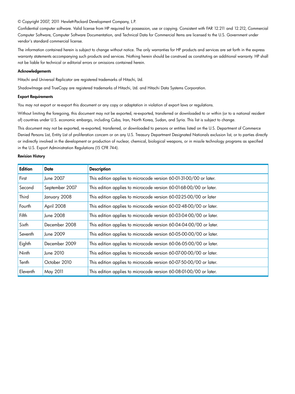 HP XP Data Shredder Software User Manual | Page 2 / 101