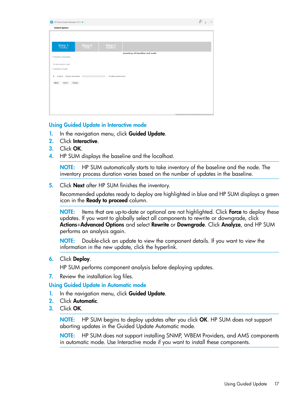 HP Smart Update Manager Version 6.0.0 User Manual | Page 17 / 77