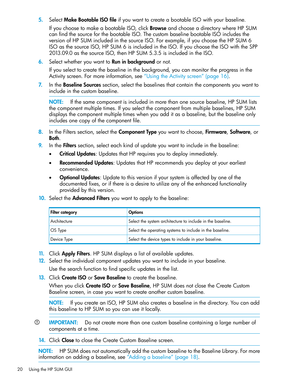 HP Smart Update Manager Version 6.0.0 User Manual | Page 20 / 77