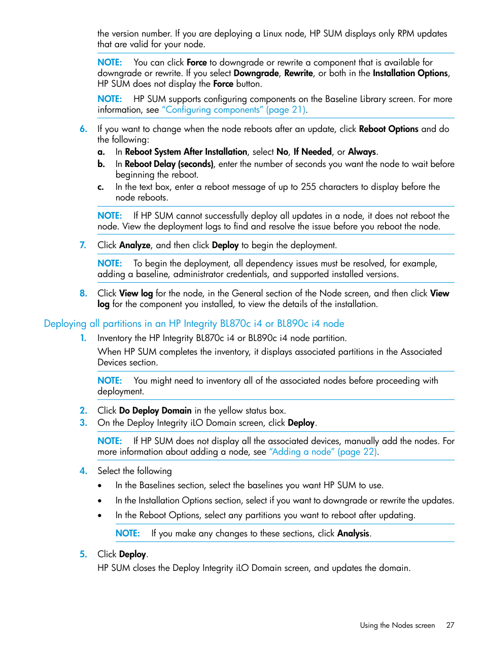 HP Smart Update Manager Version 6.0.0 User Manual | Page 27 / 77