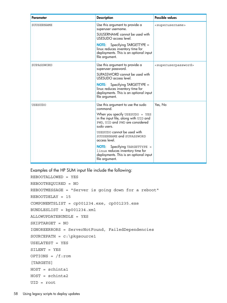 HP Smart Update Manager Version 6.0.0 User Manual | Page 58 / 77