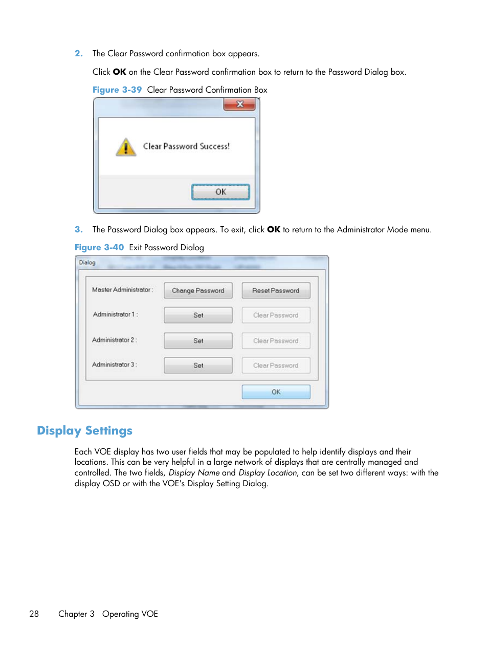 Display settings | HP LD4730 47-inch Micro-Bezel Video Wall Display User Manual | Page 32 / 42