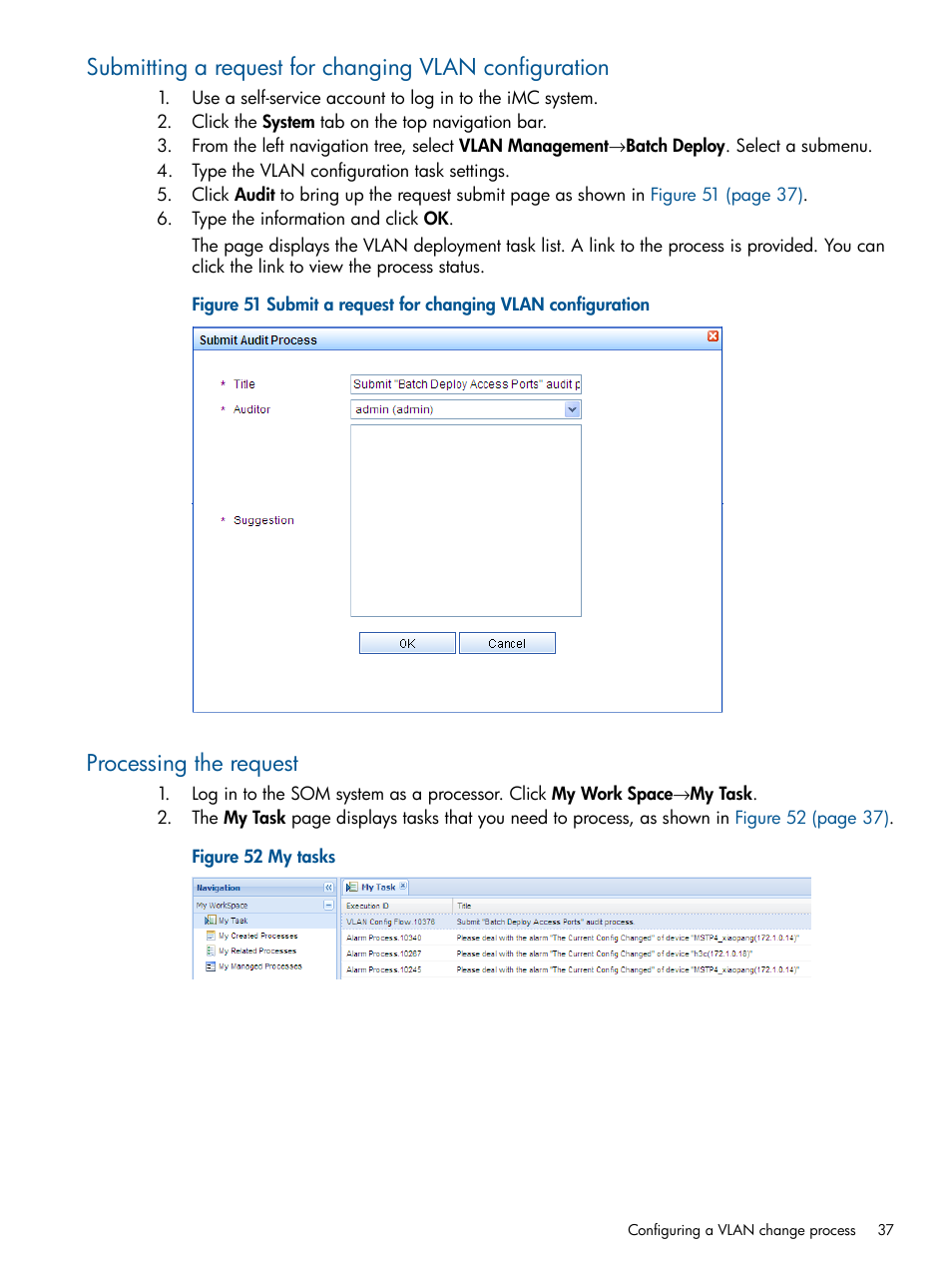 Processing the request | HP Intelligent Management Center Licenses User Manual | Page 37 / 43