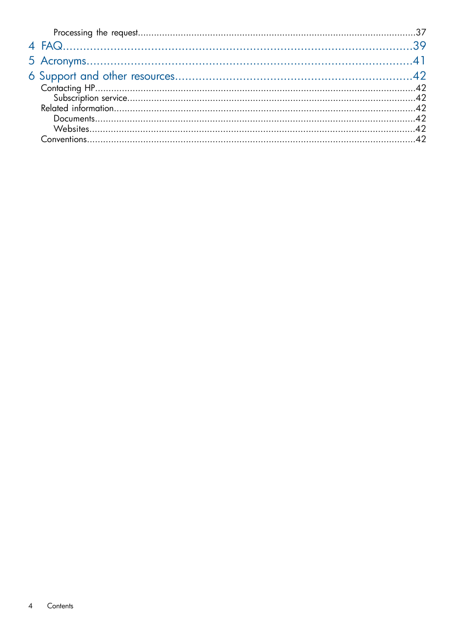 4 faq 5 acronyms 6 support and other resources | HP Intelligent Management Center Licenses User Manual | Page 4 / 43