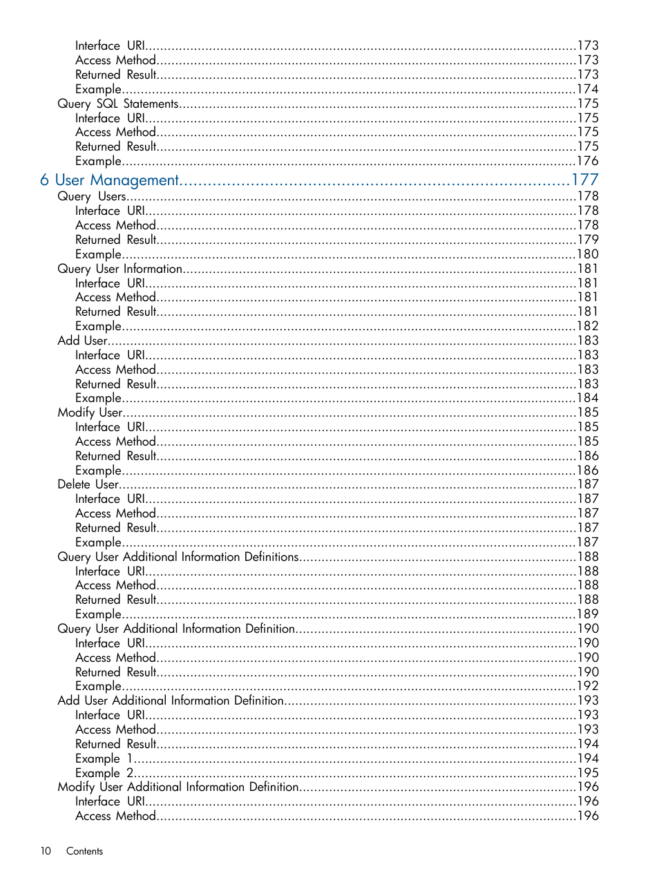 6 user management | HP Intelligent Management Center Licenses User Manual | Page 10 / 438