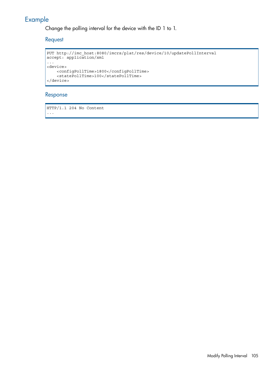 Example | HP Intelligent Management Center Licenses User Manual | Page 105 / 438