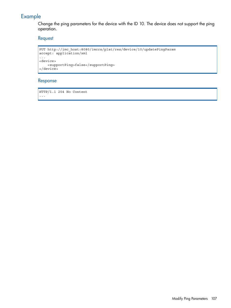 Example | HP Intelligent Management Center Licenses User Manual | Page 107 / 438