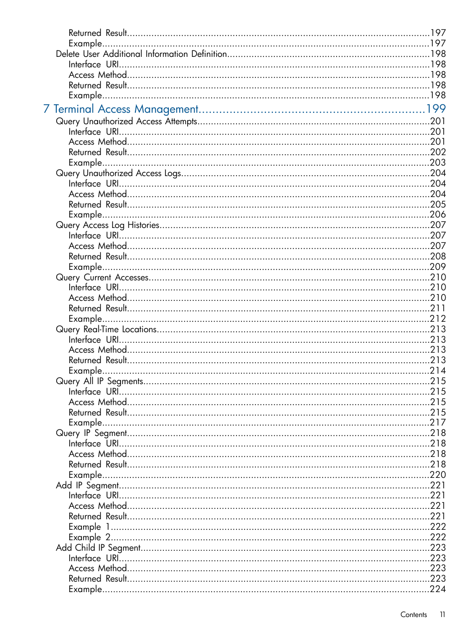 7 terminal access management | HP Intelligent Management Center Licenses User Manual | Page 11 / 438