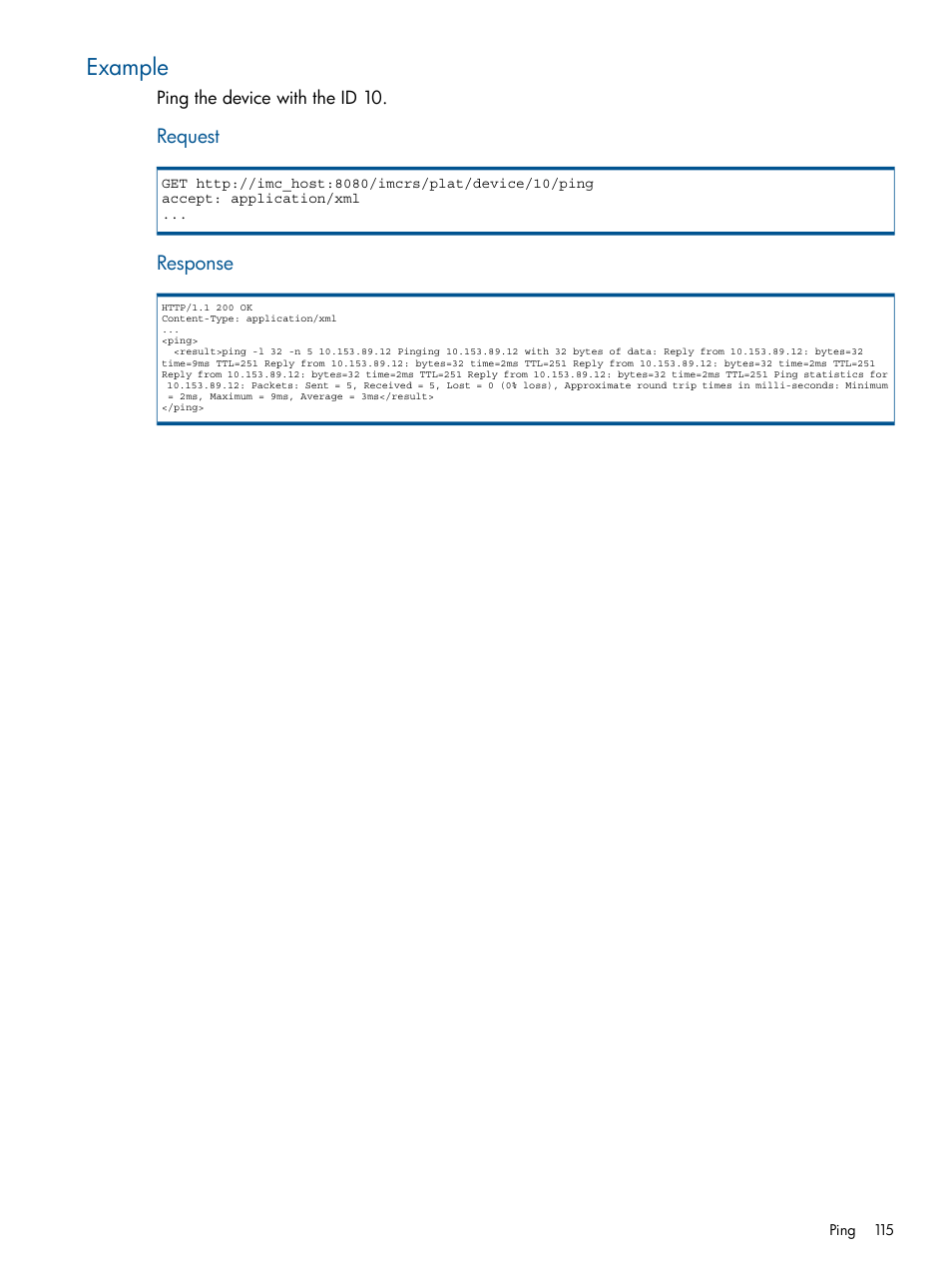 Example | HP Intelligent Management Center Licenses User Manual | Page 115 / 438