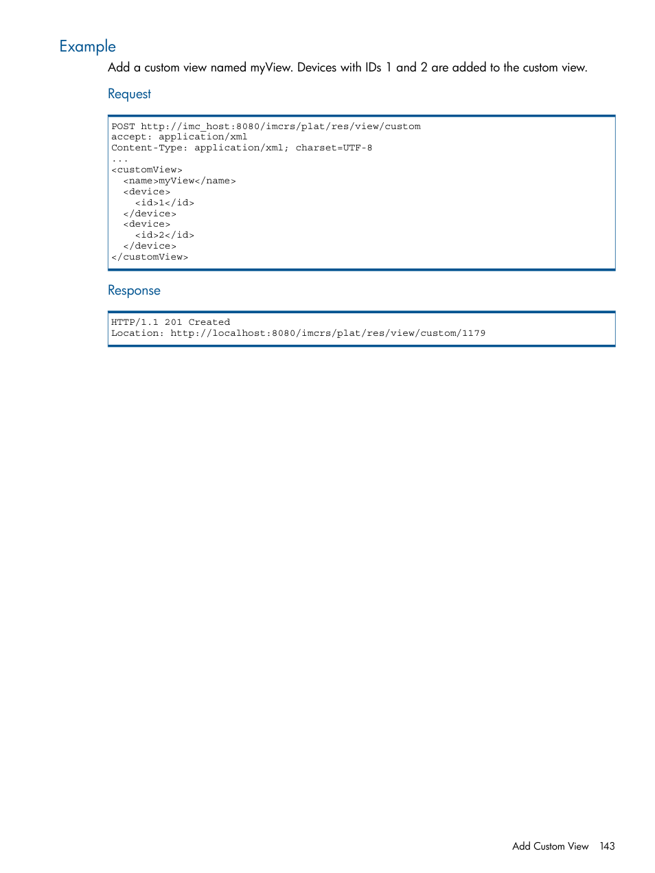 Example | HP Intelligent Management Center Licenses User Manual | Page 143 / 438