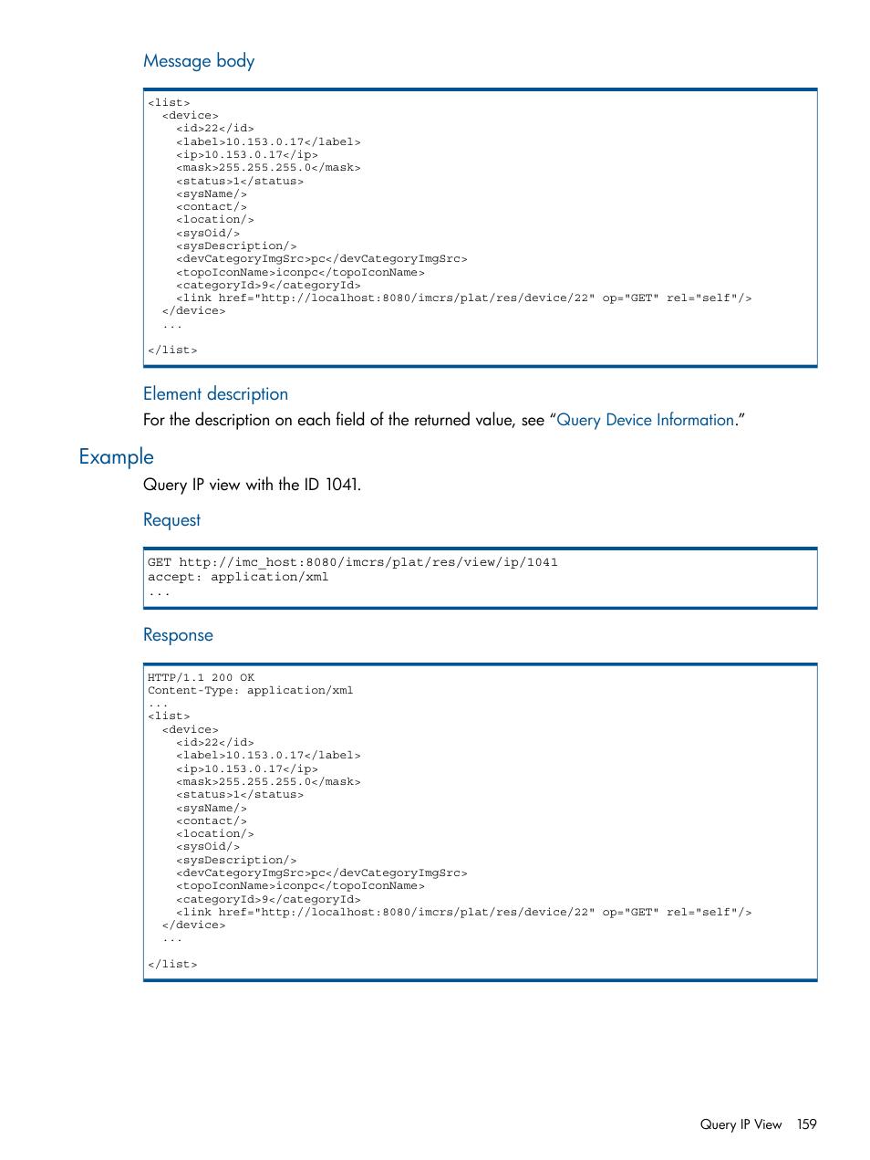 Example | HP Intelligent Management Center Licenses User Manual | Page 159 / 438