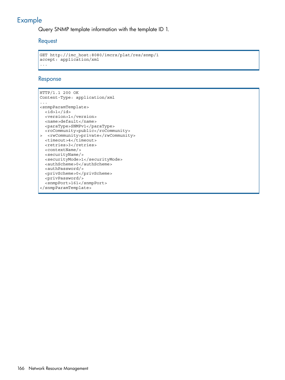 Example | HP Intelligent Management Center Licenses User Manual | Page 166 / 438