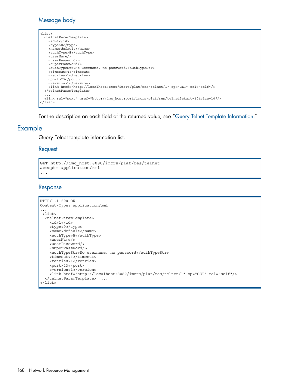 Example | HP Intelligent Management Center Licenses User Manual | Page 168 / 438