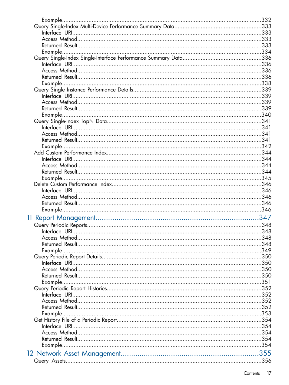 11 report management, 12 network asset management | HP Intelligent Management Center Licenses User Manual | Page 17 / 438