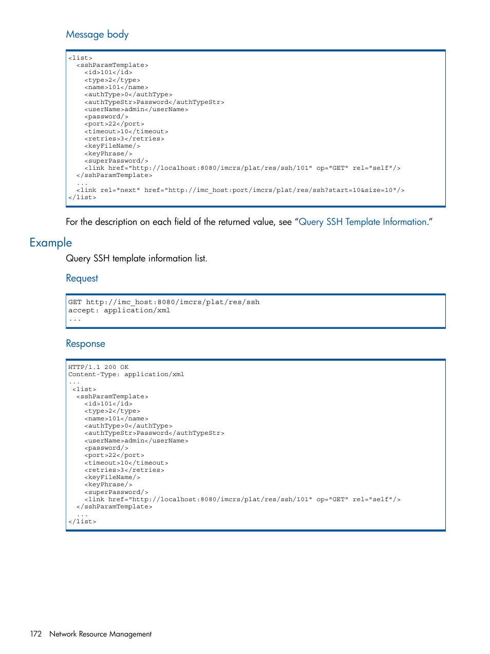 Example | HP Intelligent Management Center Licenses User Manual | Page 172 / 438