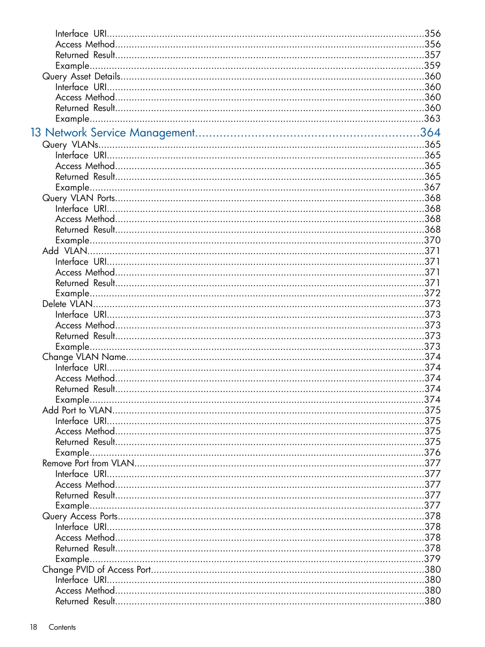 13 network service management | HP Intelligent Management Center Licenses User Manual | Page 18 / 438