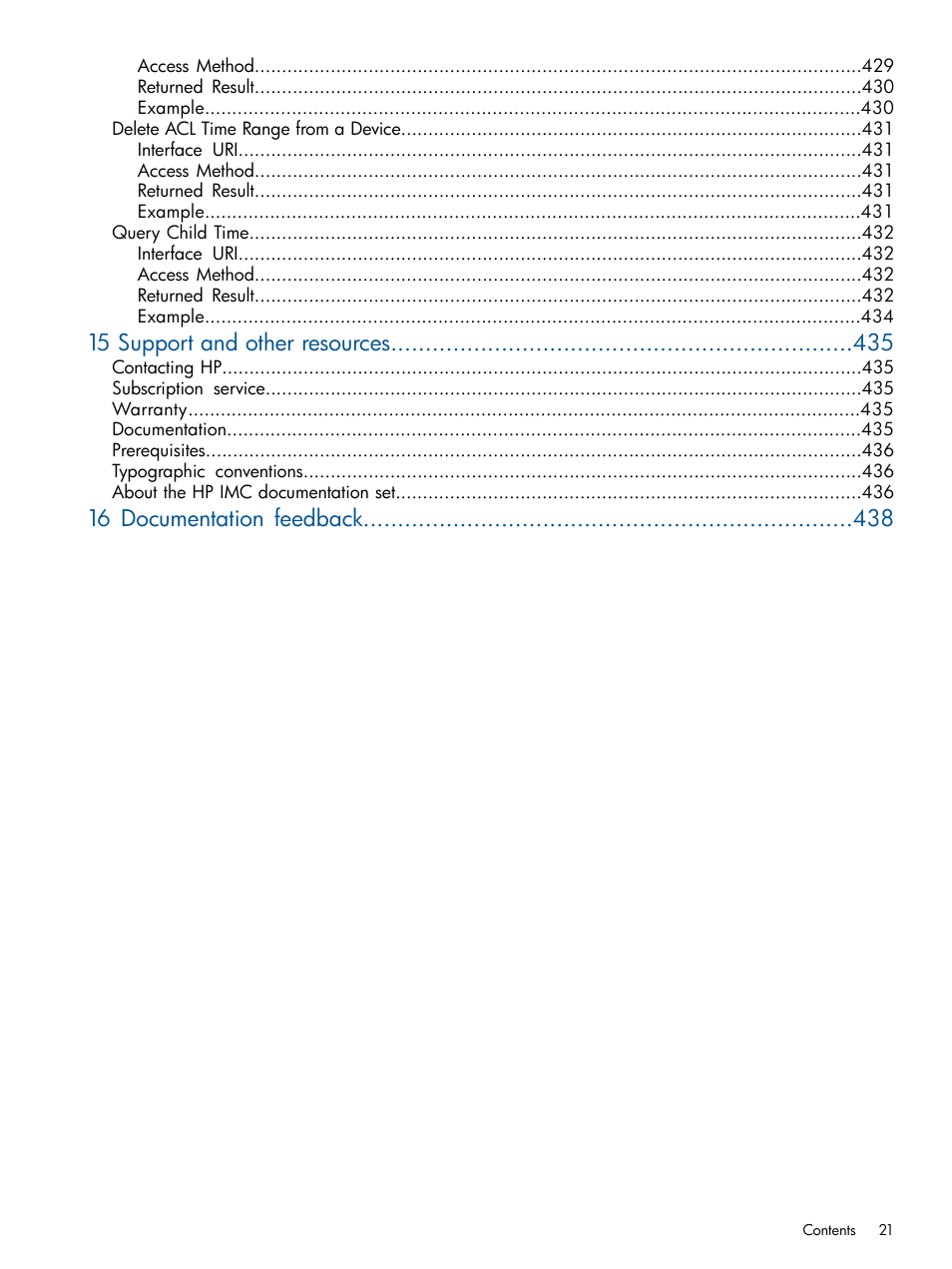 15 support and other resources, 16 documentation feedback | HP Intelligent Management Center Licenses User Manual | Page 21 / 438