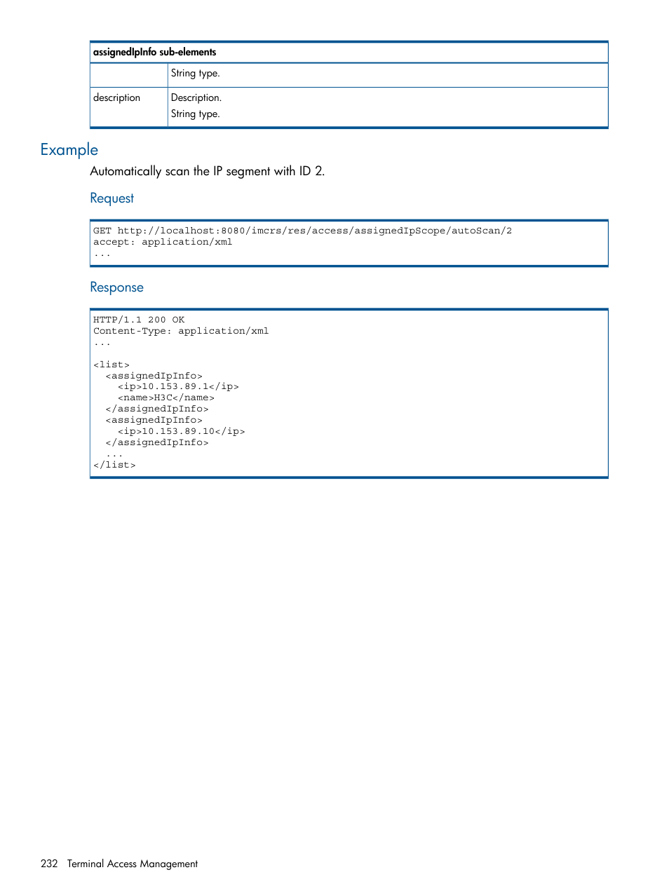 Example | HP Intelligent Management Center Licenses User Manual | Page 232 / 438