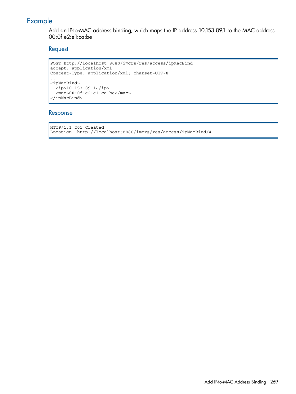 Example | HP Intelligent Management Center Licenses User Manual | Page 269 / 438