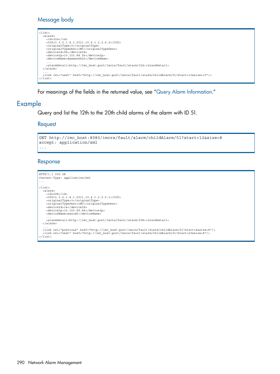 Example | HP Intelligent Management Center Licenses User Manual | Page 290 / 438