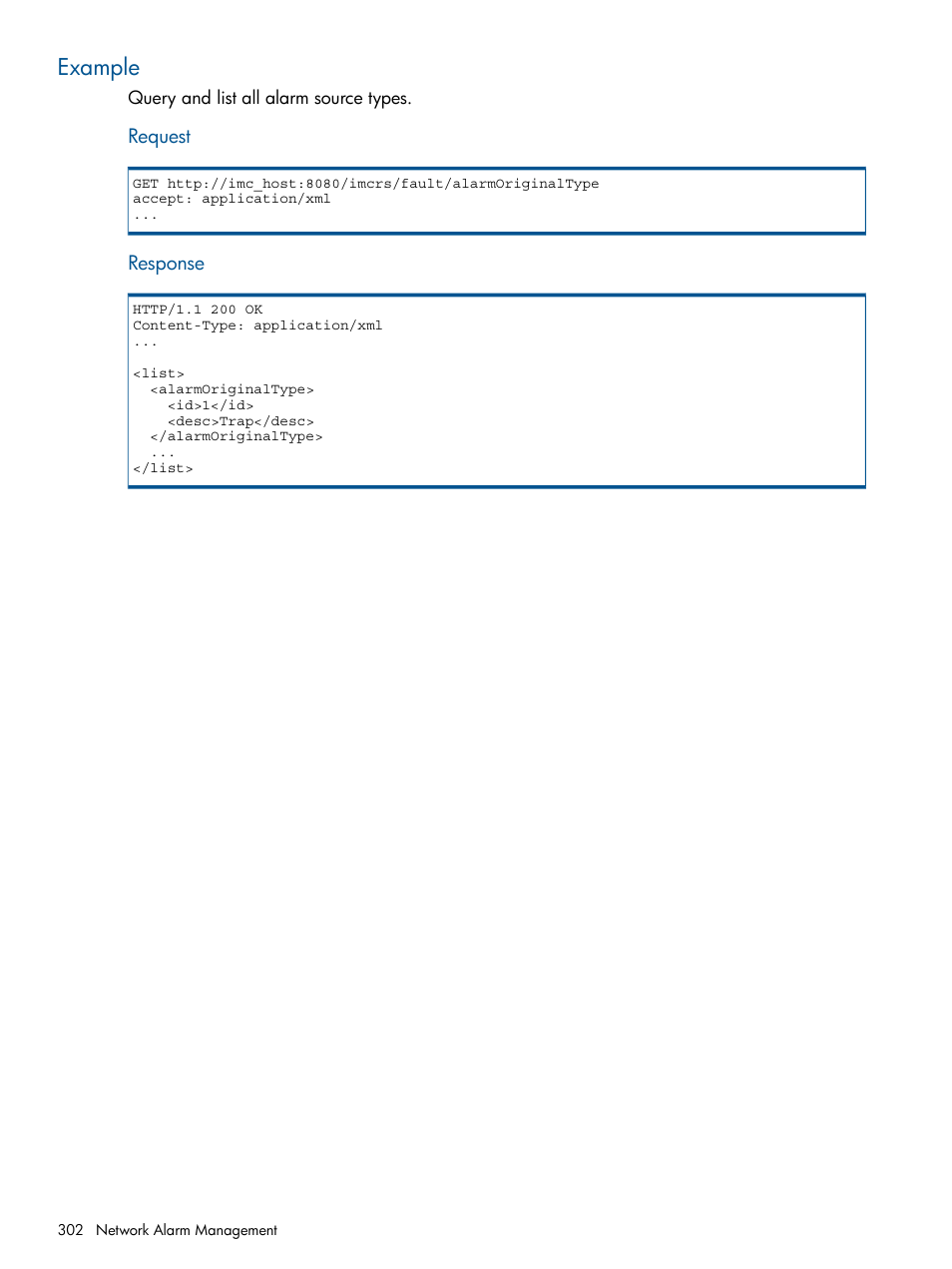 Example | HP Intelligent Management Center Licenses User Manual | Page 302 / 438