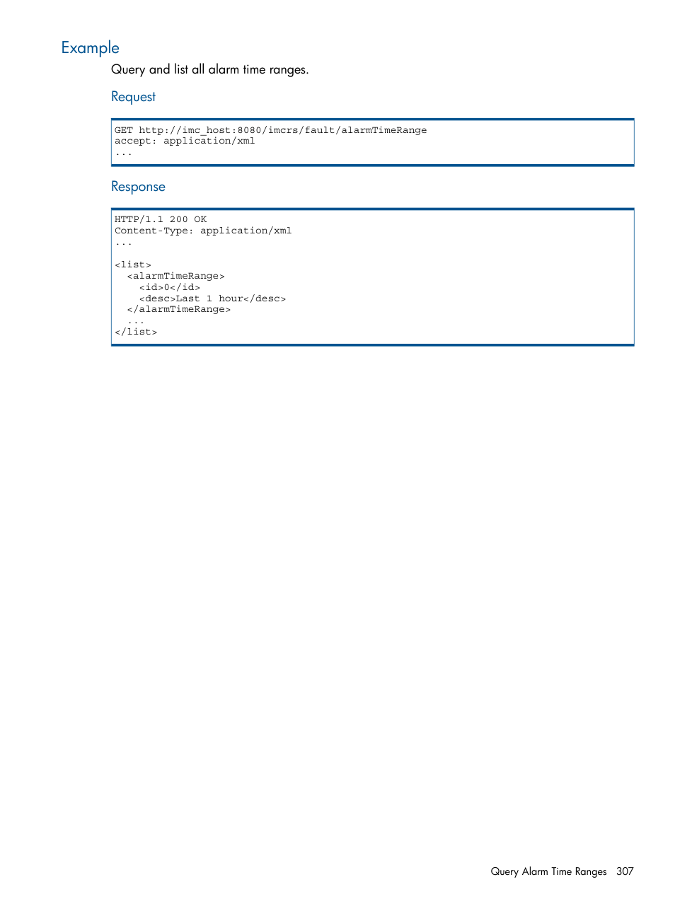 Example | HP Intelligent Management Center Licenses User Manual | Page 307 / 438