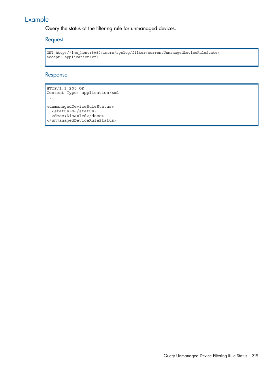 Example | HP Intelligent Management Center Licenses User Manual | Page 319 / 438