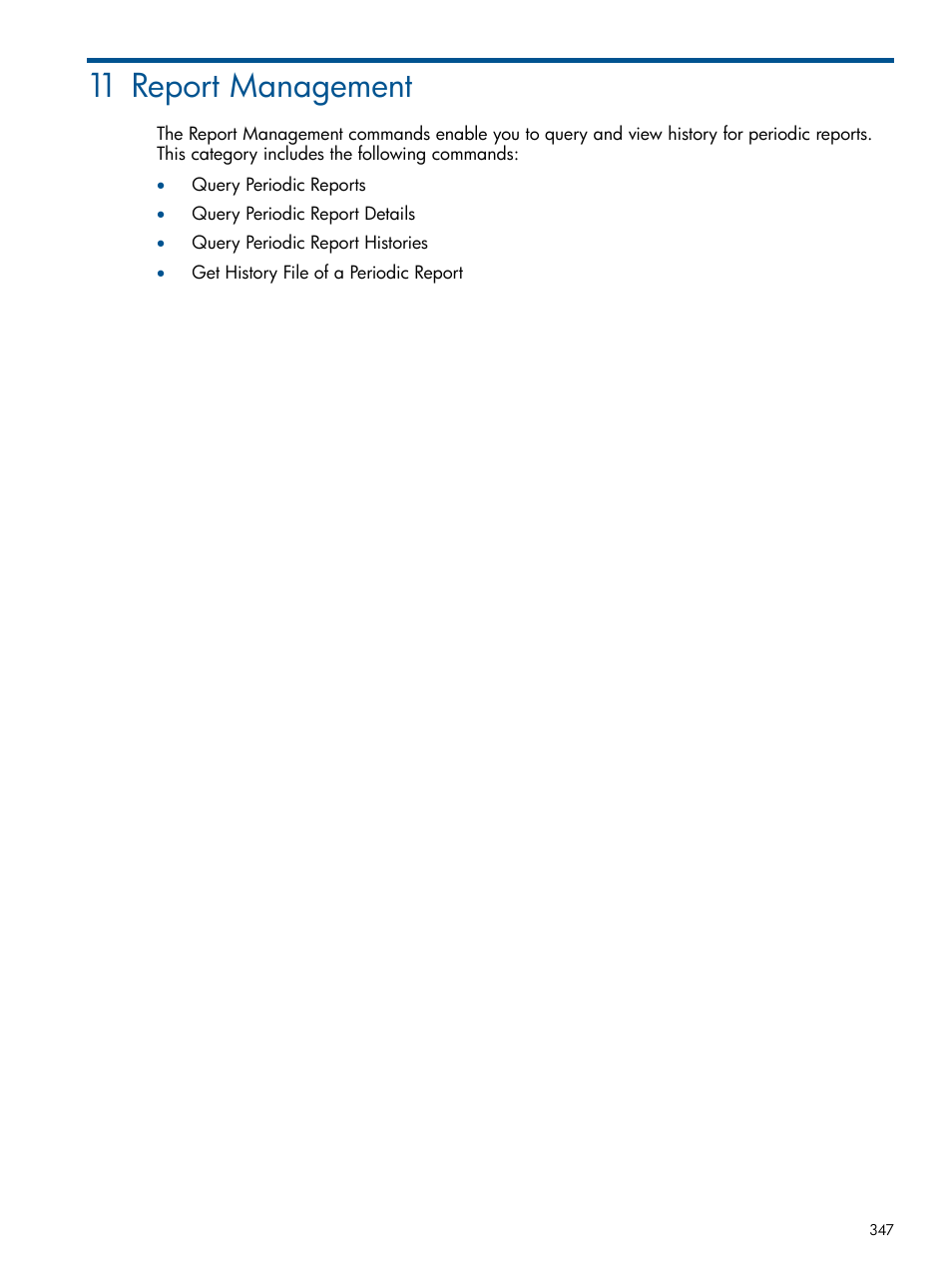 11 report management | HP Intelligent Management Center Licenses User Manual | Page 347 / 438