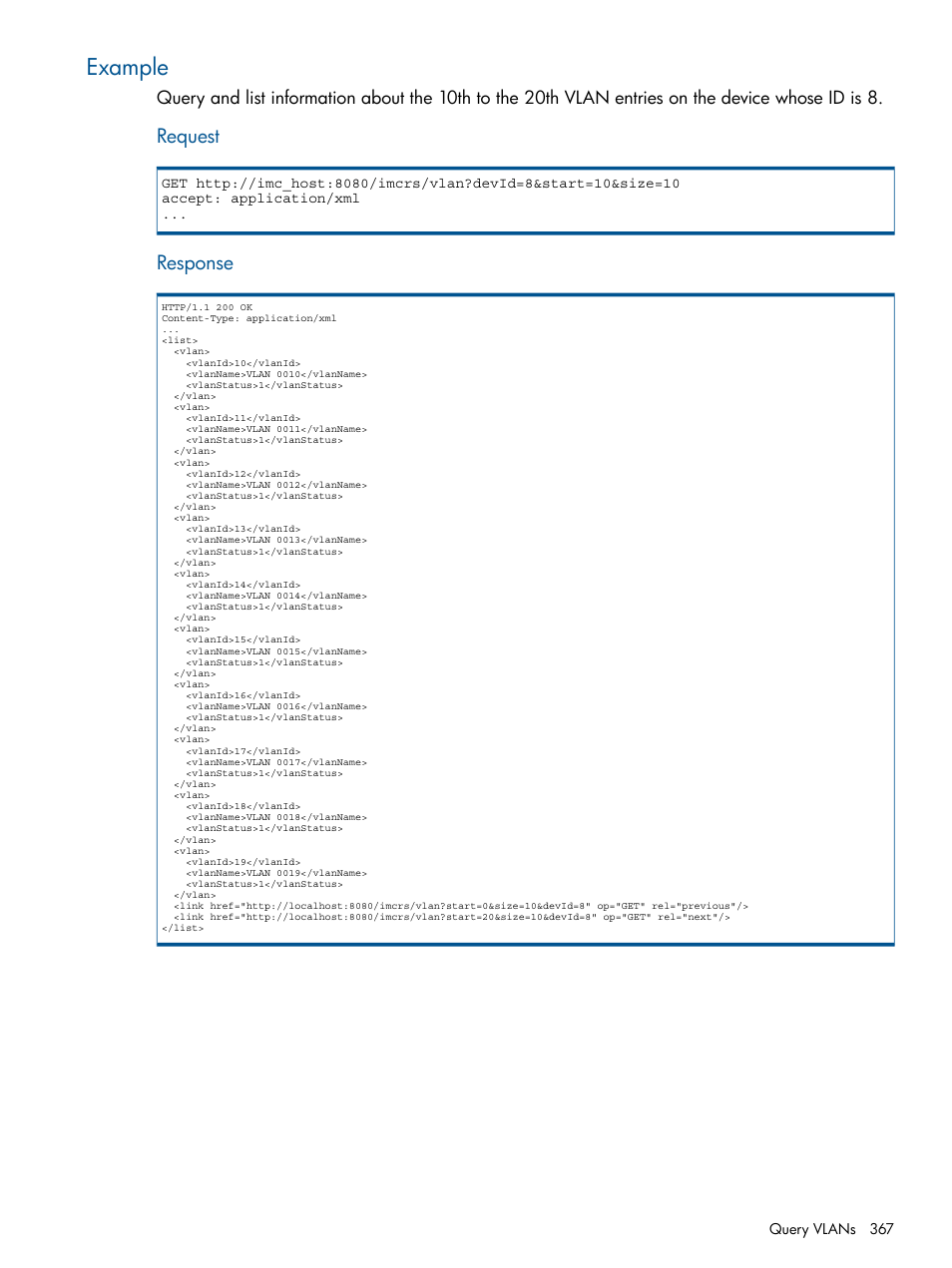 Example | HP Intelligent Management Center Licenses User Manual | Page 367 / 438