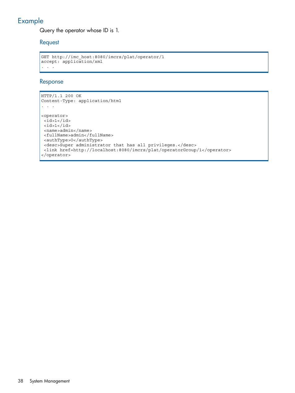 Example | HP Intelligent Management Center Licenses User Manual | Page 38 / 438