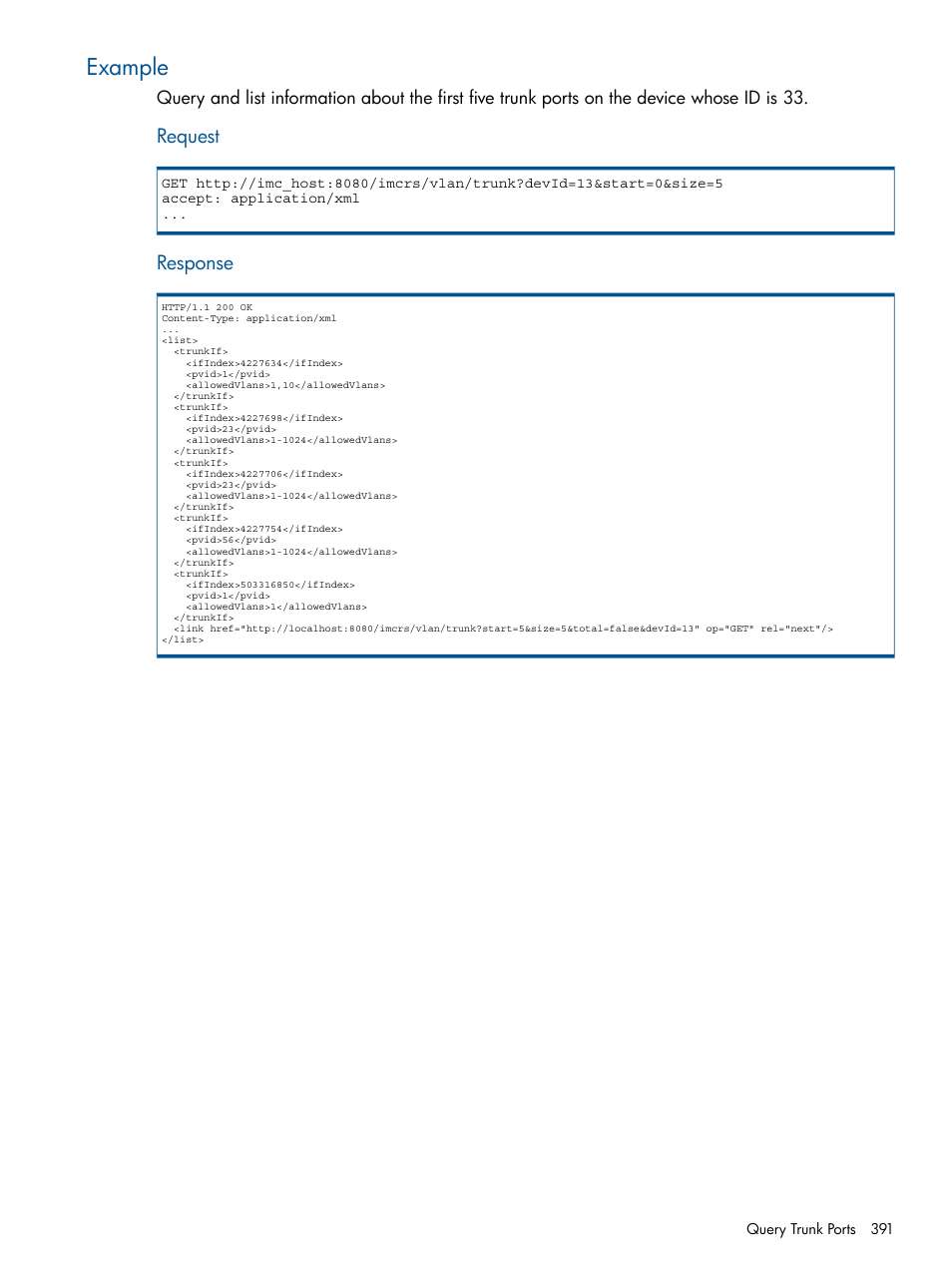 Example | HP Intelligent Management Center Licenses User Manual | Page 391 / 438