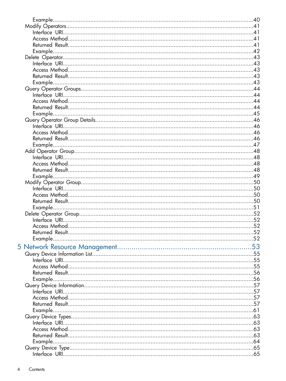 5 network resource management | HP Intelligent Management Center Licenses User Manual | Page 4 / 438