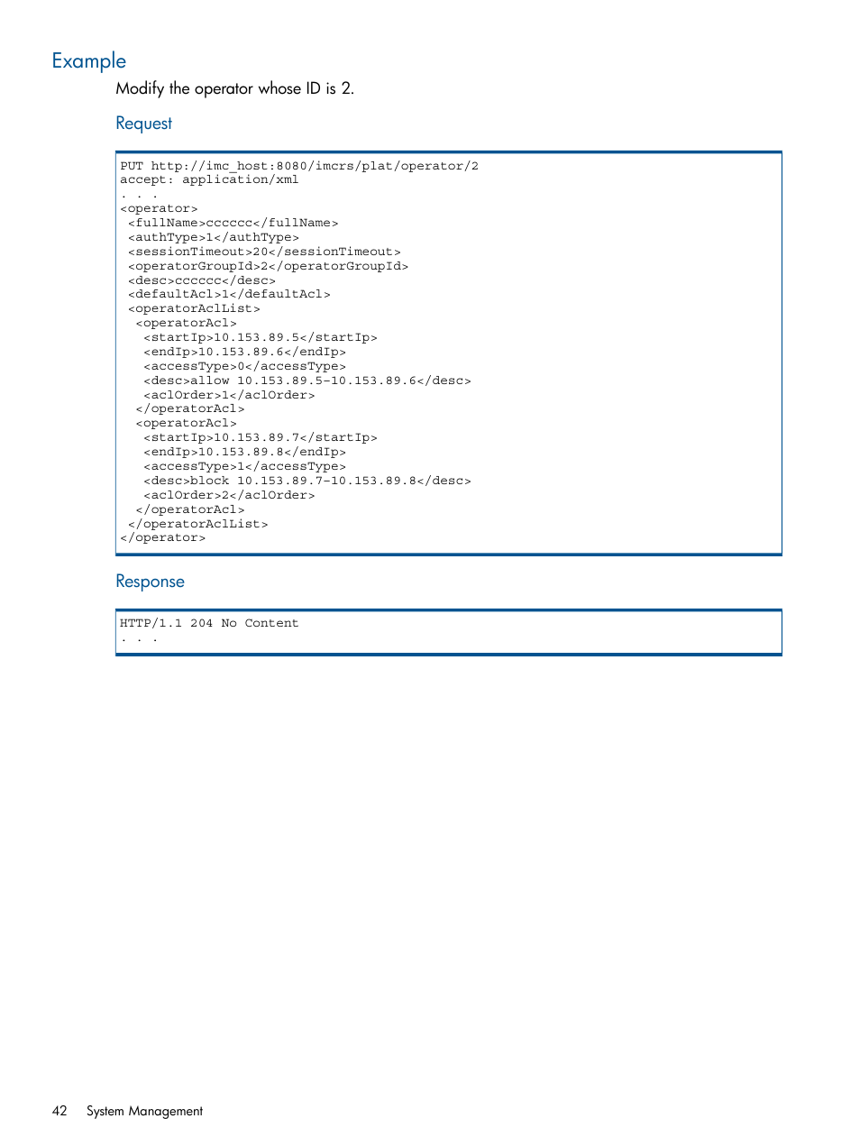 Example | HP Intelligent Management Center Licenses User Manual | Page 42 / 438