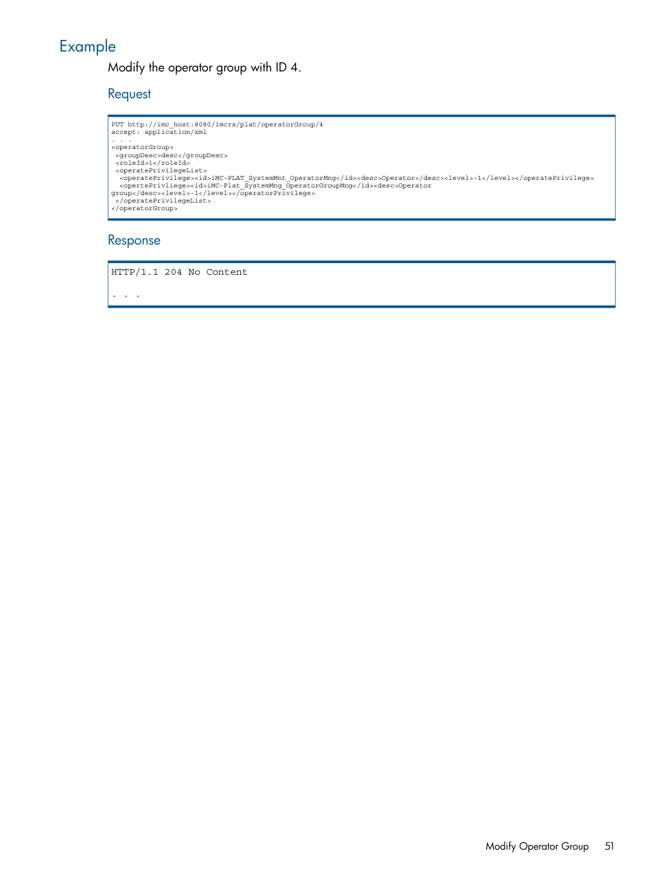 Example | HP Intelligent Management Center Licenses User Manual | Page 51 / 438