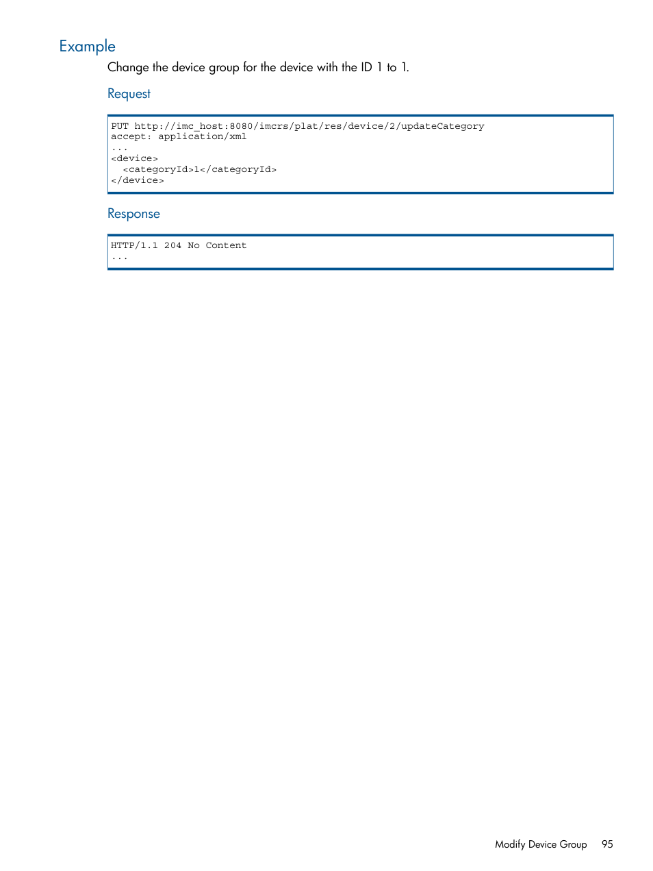 Example | HP Intelligent Management Center Licenses User Manual | Page 95 / 438