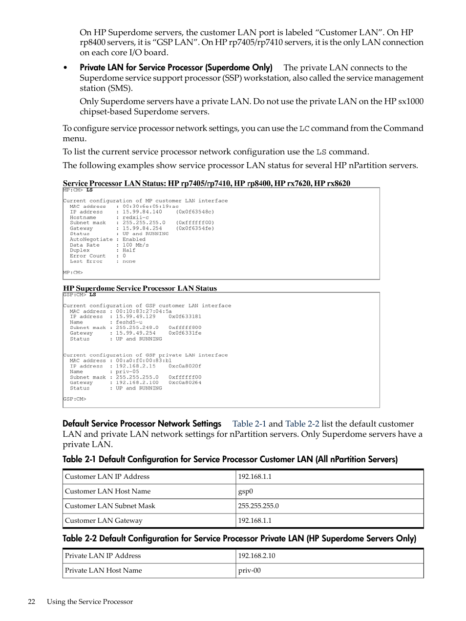 HP Integrity rx7620 Server User Manual | Page 22 / 38