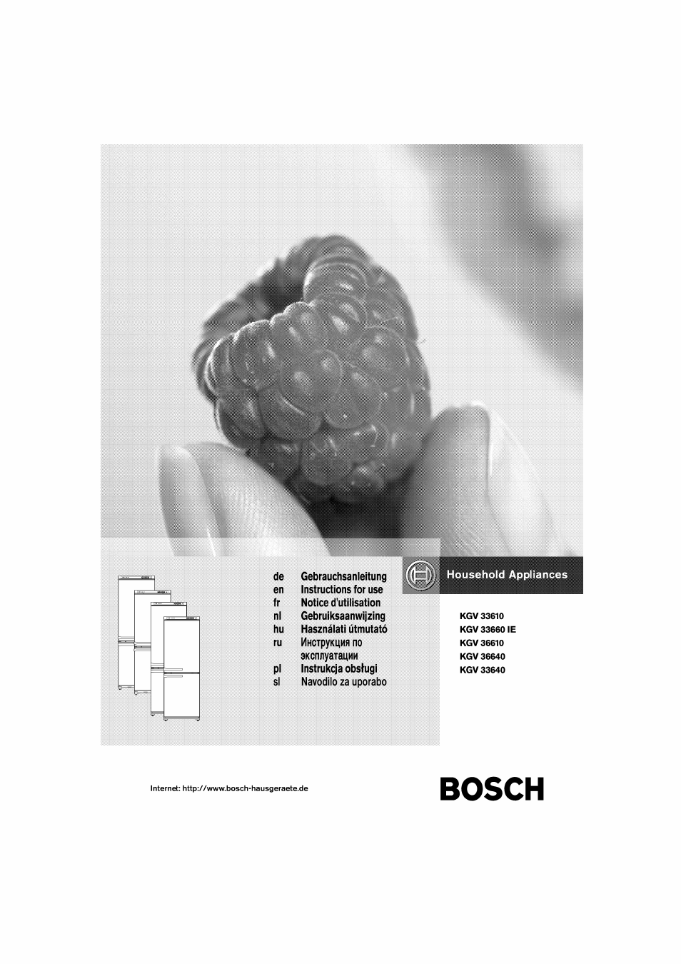 Bosch KGV36610 User Manual | 141 pages