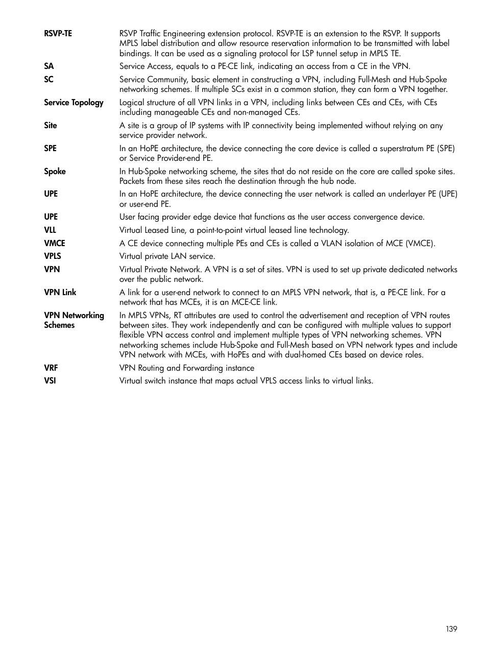 HP Intelligent Management Center Licenses User Manual | Page 139 / 140