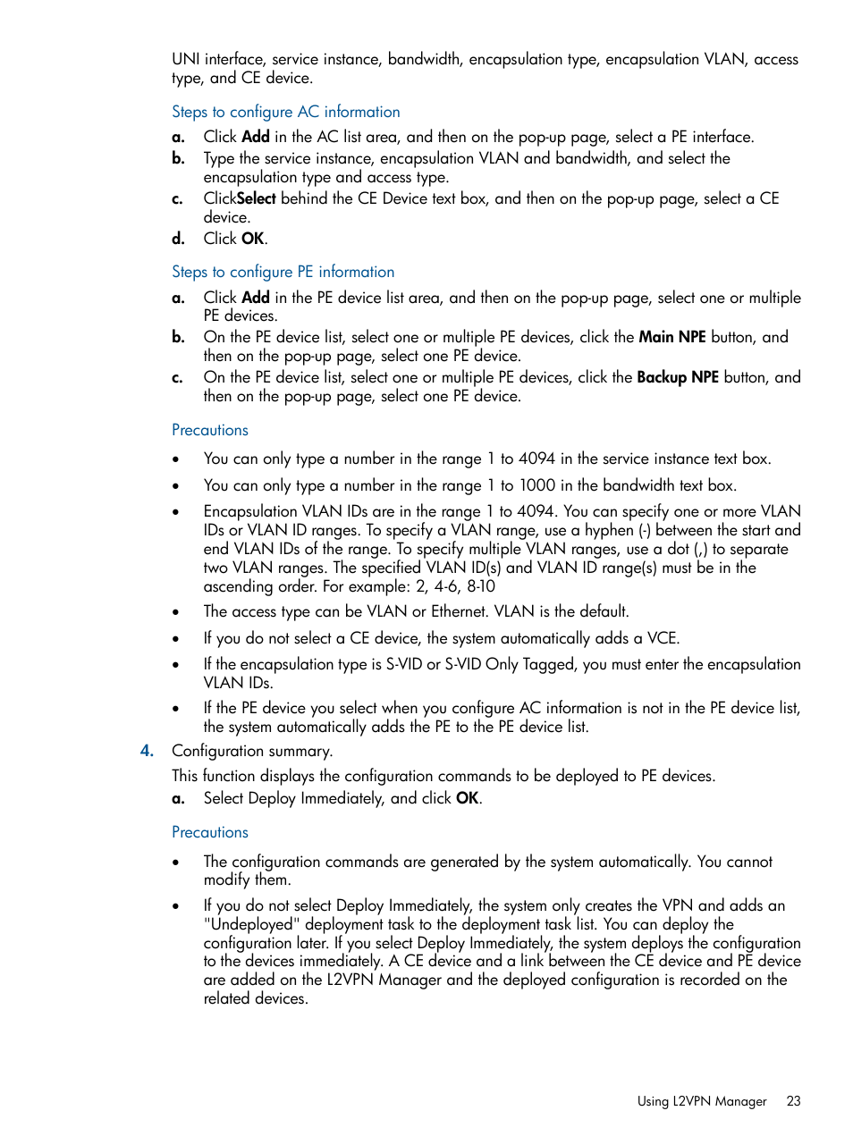 HP Intelligent Management Center Licenses User Manual | Page 23 / 140