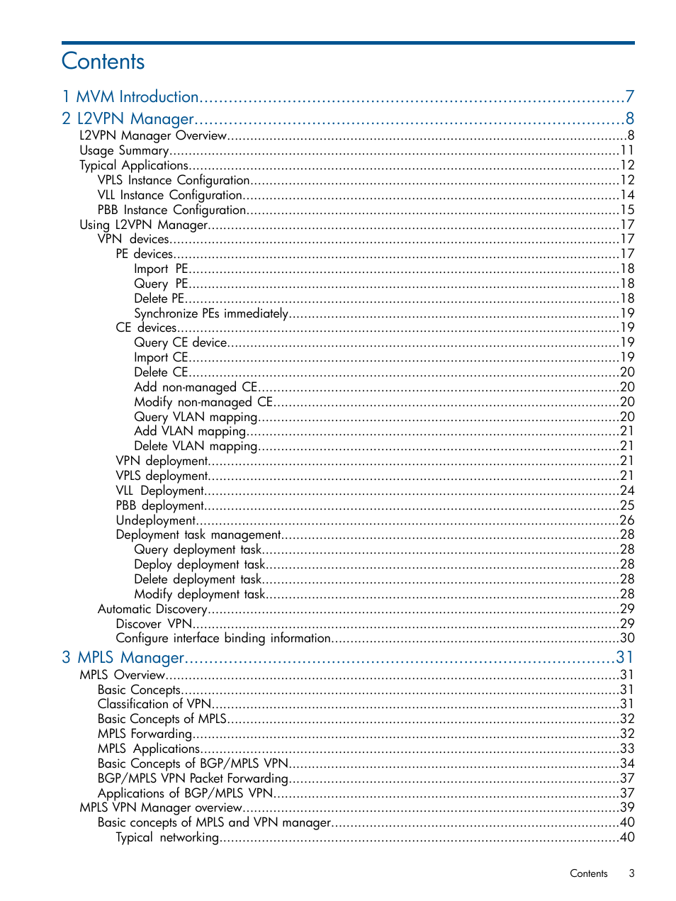 HP Intelligent Management Center Licenses User Manual | Page 3 / 140