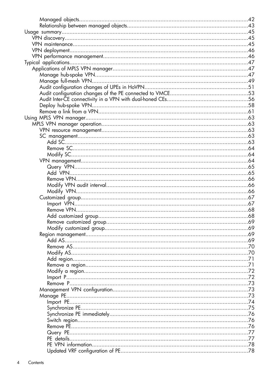 HP Intelligent Management Center Licenses User Manual | Page 4 / 140