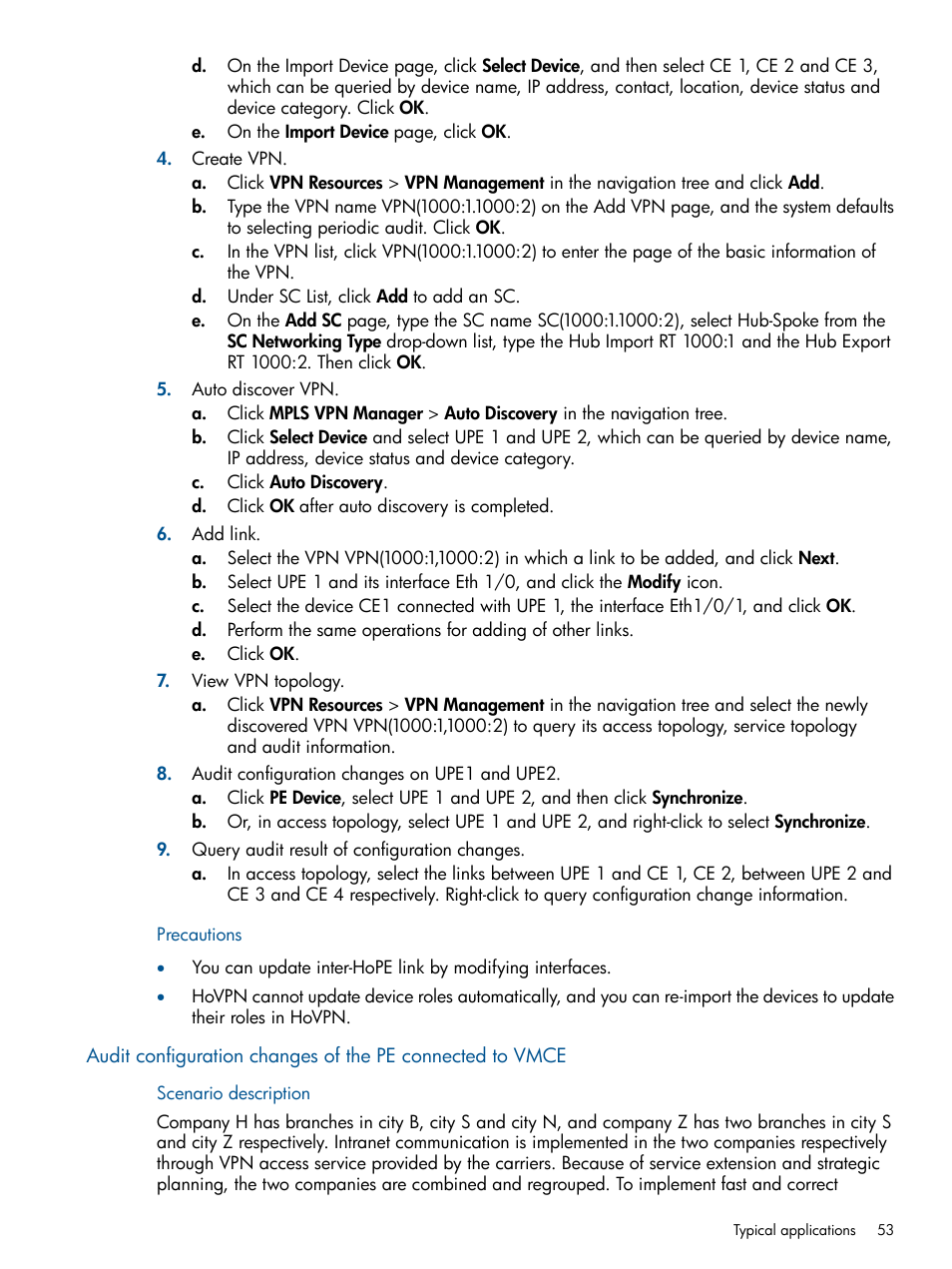 HP Intelligent Management Center Licenses User Manual | Page 53 / 140