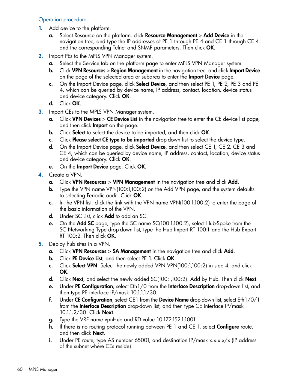 HP Intelligent Management Center Licenses User Manual | Page 60 / 140