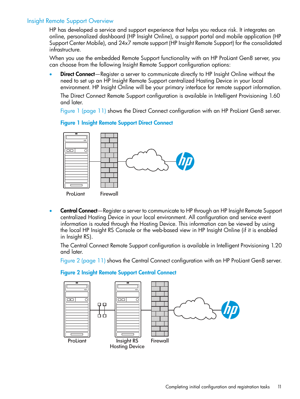 Insight remote support overview | HP ProLiant DL320e Gen8 Server User Manual | Page 11 / 91