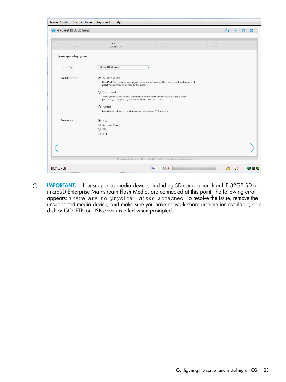 HP ProLiant DL320e Gen8 Server User Manual | Page 23 / 91