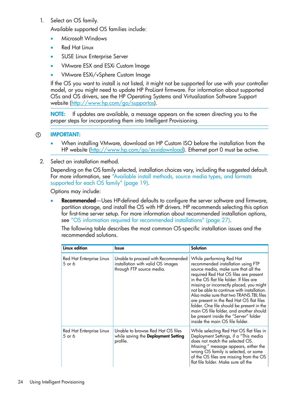 HP ProLiant DL320e Gen8 Server User Manual | Page 24 / 91